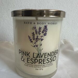 Bath & Body Works Pink Lavender & Espresso Candle